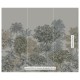 Papier Peint Panoramique Impression Numérique sur Intissé Painted Palms – Infinity 2 de KOMAR - réf. IF3-041 - 300 x 250cm