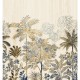 Papier Peint Panoramique Intissé Siwa Ivoire/ Doré – Panoramas 2 de Casamance - réf. 75292242 - 280 x 300 CM