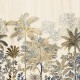 Papier Peint Panoramique Intissé Siwa Ivoire/ Doré – Panoramas 2 de Casamance - réf. 75292242 - 280 x 300 CM