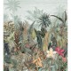 Papier Peint Panoramique Vinyle sur Intissé Daintree Céladon/ Kaki – Panoramas 2 de Casamance - réf. 75662138 - 272 x 300 CM