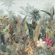 Papier Peint Panoramique Vinyle sur Intissé Daintree Céladon/ Kaki – Panoramas 2 de Casamance - réf. 75662138 - 272 x 300 CM