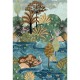 Papier Peint Panoramique Vinyle sur Intissé Aruba Multicolore – Panoramas 2 de Casamance - réf. 75610814 - 204 x 300 CM