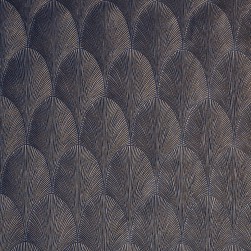 Papier Peint Vinyle sur Intissé Tourmaline Marine/ Doré – Textures Métalliques de Casamance - réf. 75781936