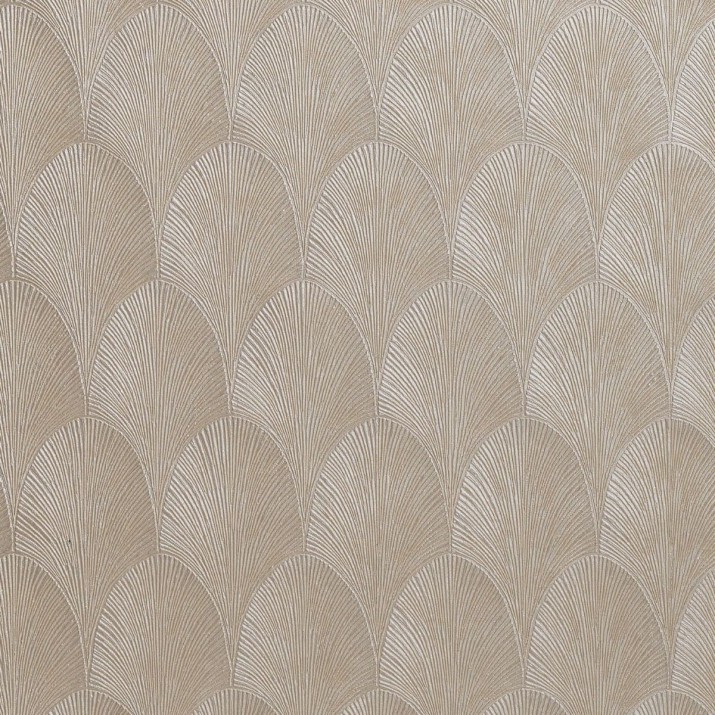 Papier Peint Vinyle sur Intissé Tourmaline Argent – Textures Métalliques de Casamance - réf. 75781426