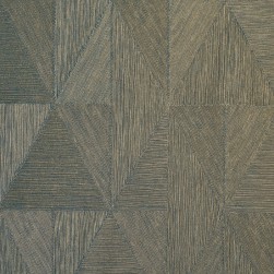 Papier Peint Vinyle sur Intissé Parangon Émeraude/ Doré – Textures Métalliques de Casamance - réf. 75771120