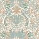 Papier Peint Intissé Chardon Blanc/ Opaline – Square Jasmin de Casamance - réf. 75733262