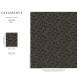 Papier Peint Intissé Hector Noir/ Doré – Square Jasmin de Casamance - réf. 75701936