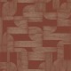 Papier Peint Intissé Hector Terracotta/ Doré – Square Jasmin de Casamance - réf. 75701732