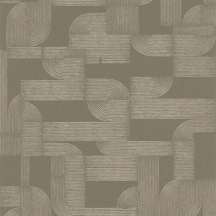 Papier Peint Intissé Hector Vert – Square Jasmin de Casamance - réf. 75701528