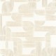 Papier Peint Intissé Hector Blanc/ Doré – Square Jasmin de Casamance - réf. 75701222