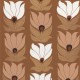 Papier Peint Intissé Dauphine Ambre/ Nude – Square Jasmin de Casamance - réf. 75690916