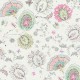 Papier Peint Vinyle sur Intissé Fleur Indienne Rose Fond Blanc – Seychelles de Lutèce - réf. SEY991