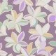 Papier Peint Expansé sur Intissé Floral Mauve et Vert Fond Violet et Doré – Seychelles de Lutèce - réf. SEY082