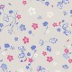 Papier Peint Expansé sur Intissé Branché Floral Bleu et Rose Fond Gris Clair – Seychelles de Lutèce - réf. SEY073