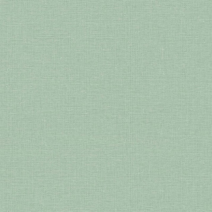 Papier Peint Vinyle sur Intissé Uni Toile de Lin Vert Céladon – Seychelles de Lutèce - réf. SEY026