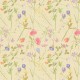 Papier Peint Vinyle sur Intissé Fleur Pastorale Multicolore Fond Jaune – Seychelles de Lutèce - réf. SEY013