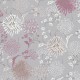 Papier Peint Vinyle sur Intissé Fleur Tokyo Grenat Fond Gris – Seychelles de Lutèce - réf. SEY002
