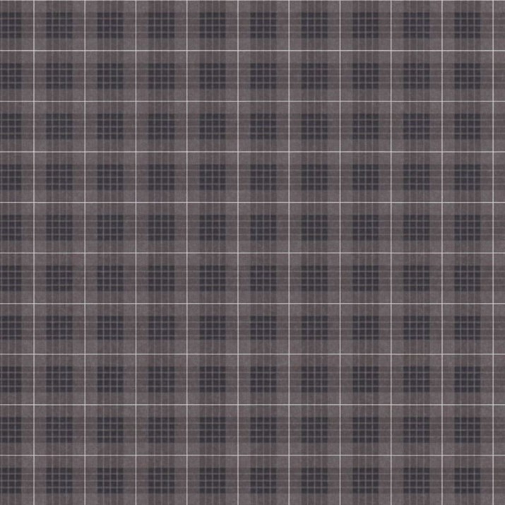 Papier Peint Intissé Tartan Gris Anthracite – Héritage de Lutèce - réf. HER648