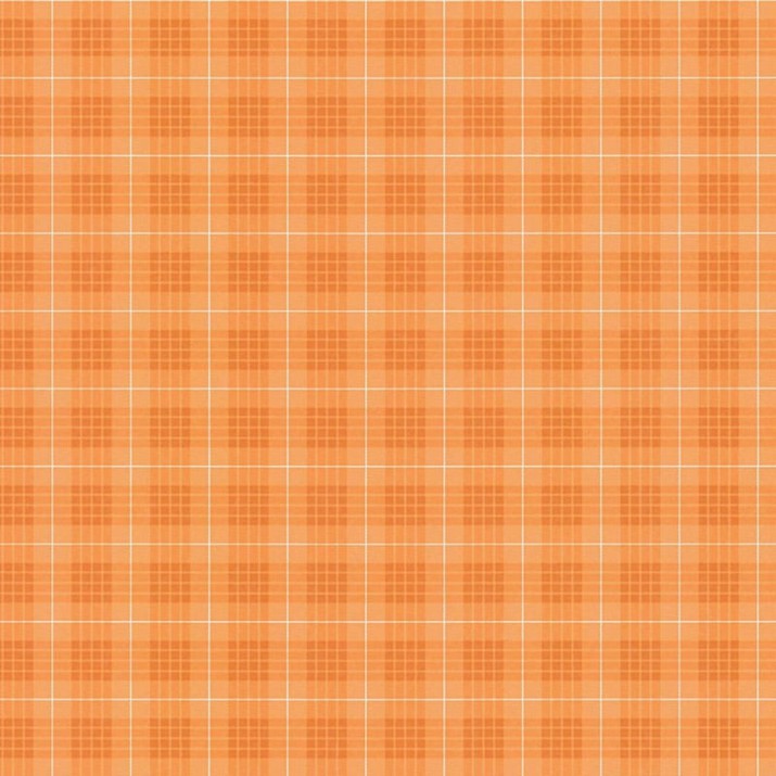 Papier Peint Intissé Tartan Orange – Héritage de Lutèce - réf. HER642