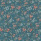 Papier Peint Intissé Campanule Bleu Paon – Héritage de Lutèce - réf. HER634