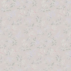 Papier Peint Intissé Campanule Beige Clair – Héritage de Lutèce - réf. HER633