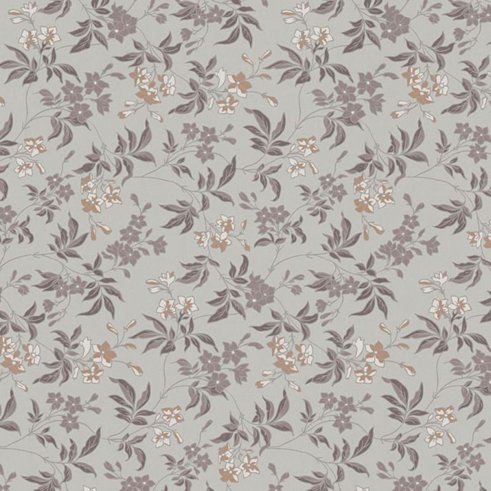 Papier Peint Intissé Campanule Gris Foncé – Héritage de Lutèce - réf. HER632