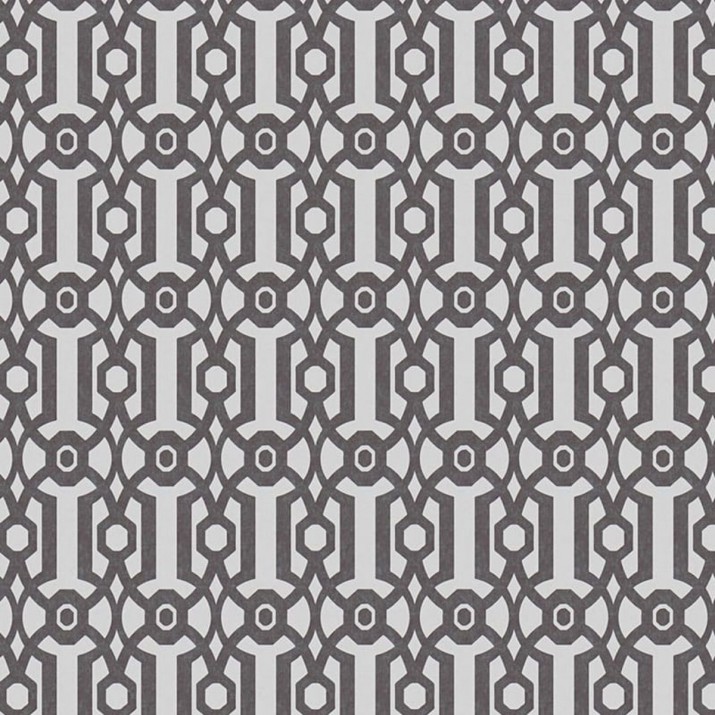 Papier Peint Intissé Graphisme Romain Noir et Blanc – Héritage de Lutèce - réf. HER624