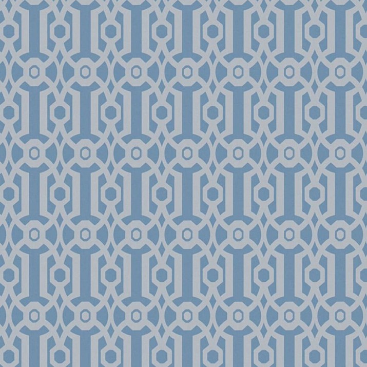 Papier Peint Intissé Graphisme Romain Gris et Bleu – Héritage de Lutèce - réf. HER622