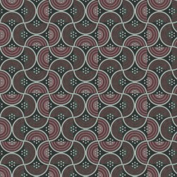 Papier Peint Intissé Géo Craft Bordeaux – Héritage de Lutèce - réf. HER611