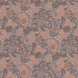 Papier Peint Intissé Végétation Luxuriante Terracotta – Héritage de Lutèce - réf. HER593