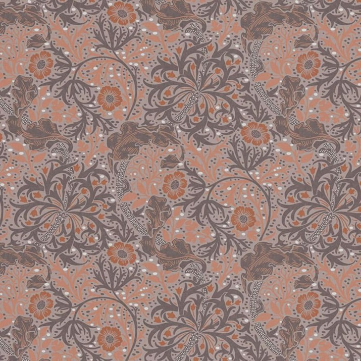 Papier Peint Intissé Végétation Luxuriante Terracotta – Héritage de Lutèce - réf. HER593