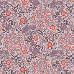 Papier Peint Intissé Végétation Luxuriante Mauve Fané – Héritage de Lutèce - réf. HER592