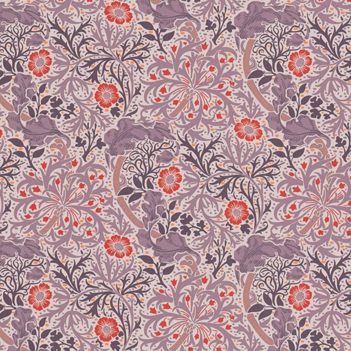 Papier Peint Intissé Végétation Luxuriante Mauve Fané – Héritage de Lutèce - réf. HER592