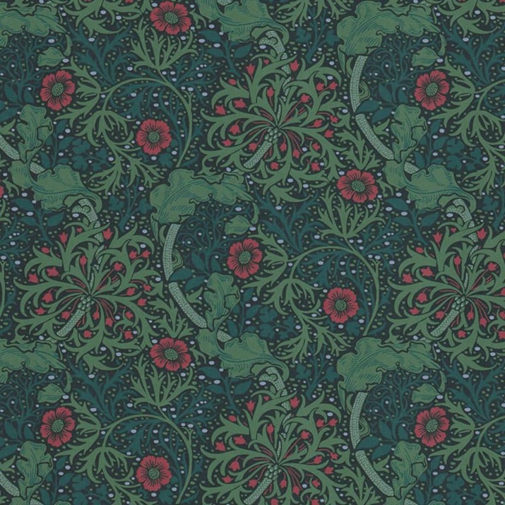 Papier Peint Intissé Végétation Luxuriante Vert Mélèze – Héritage de Lutèce - réf. HER591