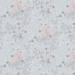 Papier Peint Intissé Succulentes Gris et Rose – Héritage de Lutèce - réf. HER575