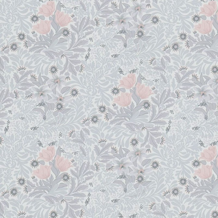 Papier Peint Intissé Succulentes Gris et Rose – Héritage de Lutèce - réf. HER575