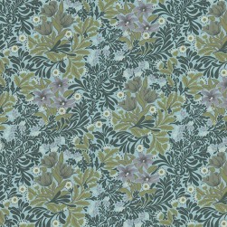 Papier Peint Intissé Succulentes Bleu Aqua – Héritage de Lutèce - réf. HER572