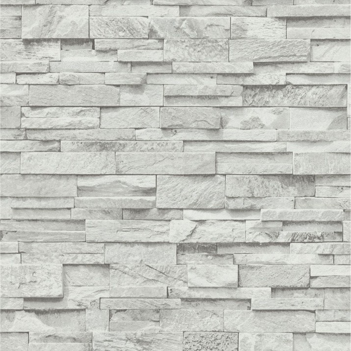 Papier Peint Vinyle Grainé sur Intissé Motif Parement Gris acier – Erismann - réf. 02363-30