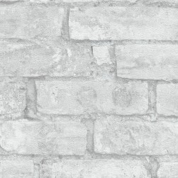 Papier Peint Vinyle Grainé sur Intissé Motif Brique Gris – Erismann - réf. 6318-10