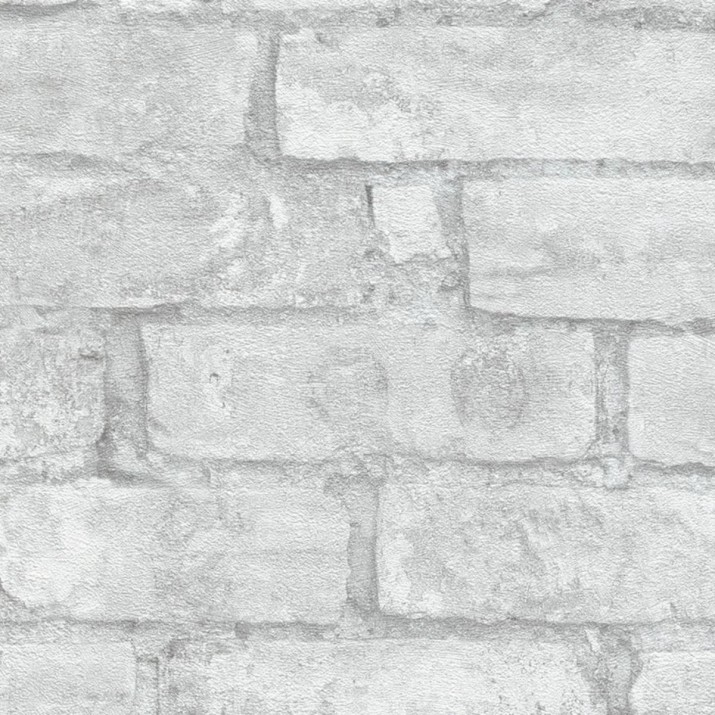 Papier Peint Vinyle Grainé sur Intissé Motif Brique Gris – Erismann - réf. 6318-10