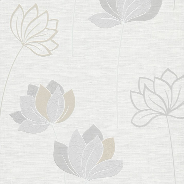 Papier Peint Vinyle Expansé sur Intissé Motif Nymphéa – Erismann - réf. 10117-14