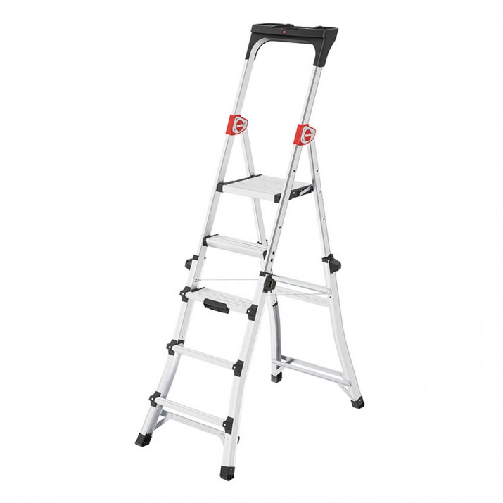 Escabeau telescopique 5 marches Hailo - TL100 8795-001