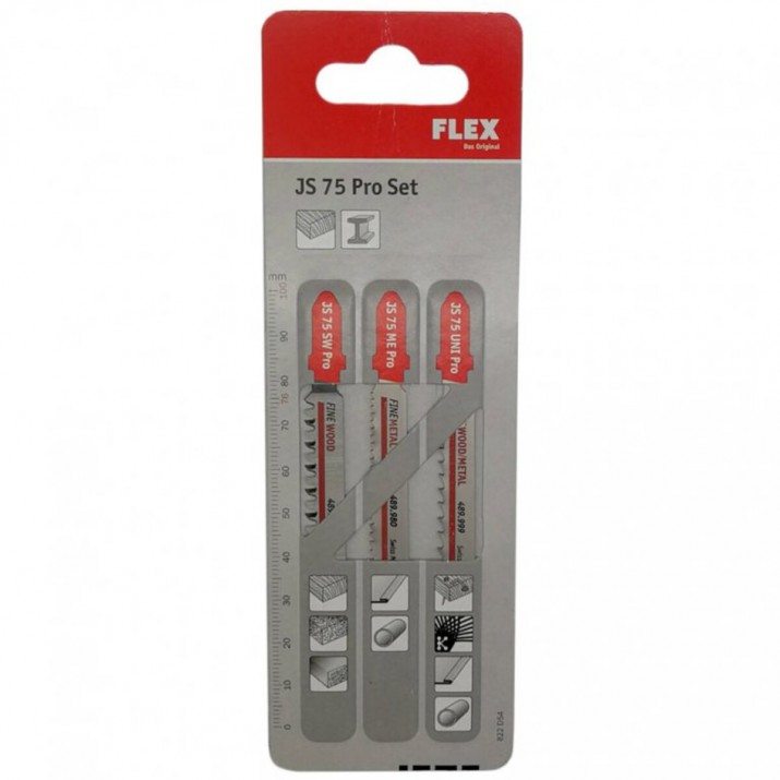 Lot de lames universelles pour scie sauteuse - FLEX