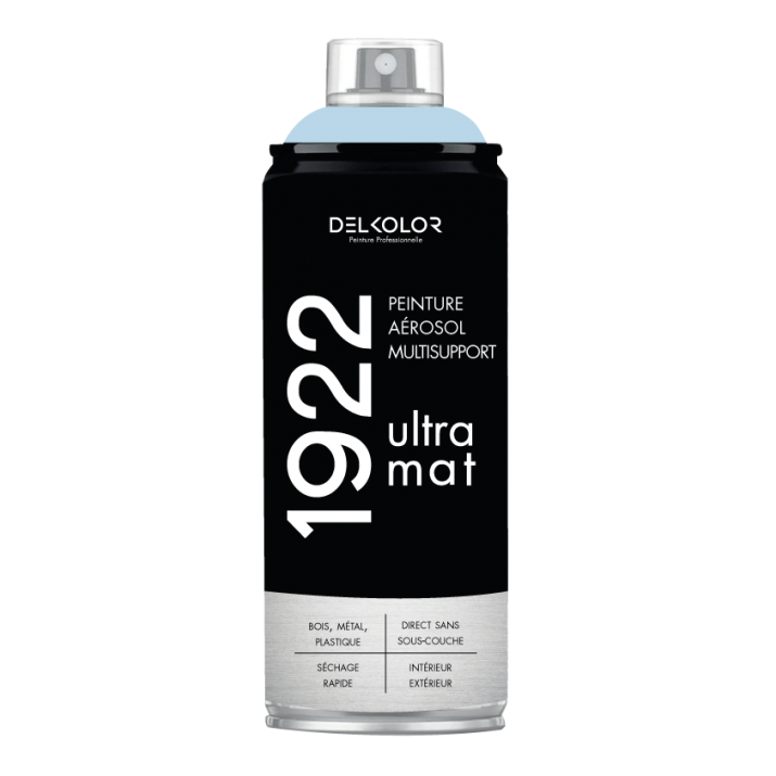 Peinture aérosol DELKOLOR 1922 MAT - 400 ml