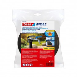 Joint caoutchouc calfeutrage et isolation 5m x 20mm TESA