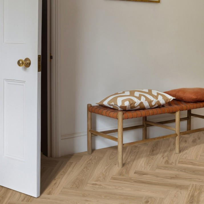 Lames Vinyles - A coller - Moduleo Roots 55 - Herringbone 22229 Blackjack oak - 63,2 x 15,8 cm
