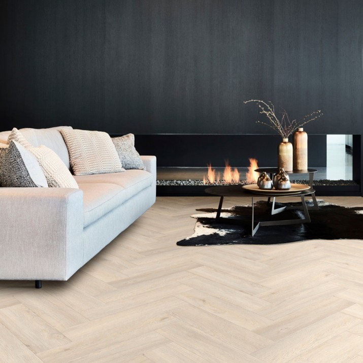 Lames Vinyles - A coller - Moduleo Roots 55 - EIR Herringbone 86218 Galtymore oak - 63,2 x 15,8 cm