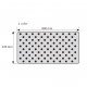 Dalle Podotactile Caoutchouc Tactidal 80x42cm