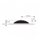 Dalle Podotactile Caoutchouc Tactidal 80x42cm