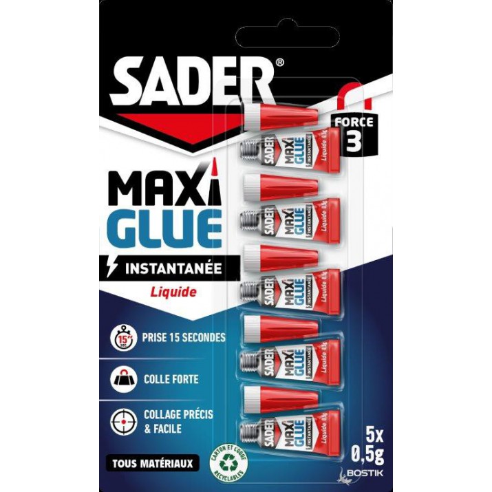 Sader Maxiglue Liquide - 5 X 0,5g